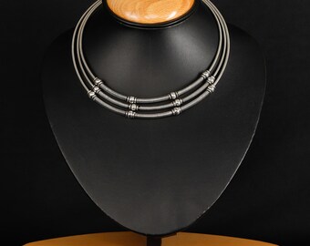 Brass Ethnic Choker Necklace || Rigid Collar || Tribal Necklace || Rigid Collar ||  Ethnic Jewelry || Tribal Choker