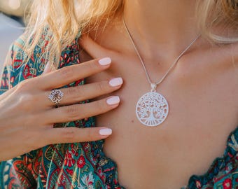 Tree of Life Pendant ||  Mystical Symbol Pendant || Spiritual Pendant ||  Symbolic Necklace || Meaningful Jewelry
