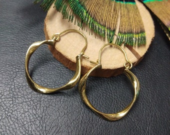 Twisted Hoop Earrings || Timeless Original Hoop Earrings || Women's Small Hoop Earrings