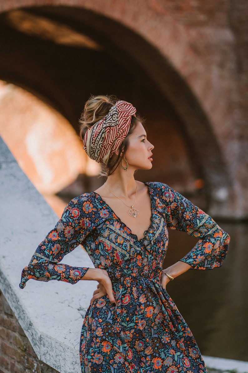 Bohemian Floral Dress