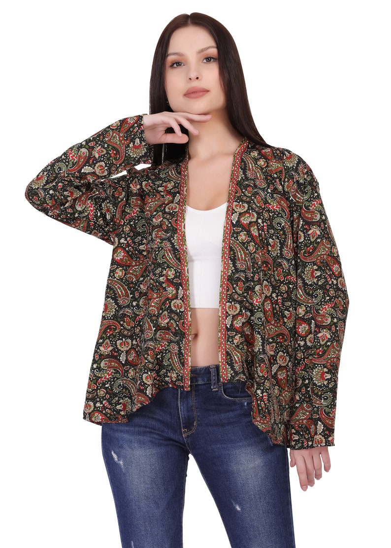 Floral Print Kimono