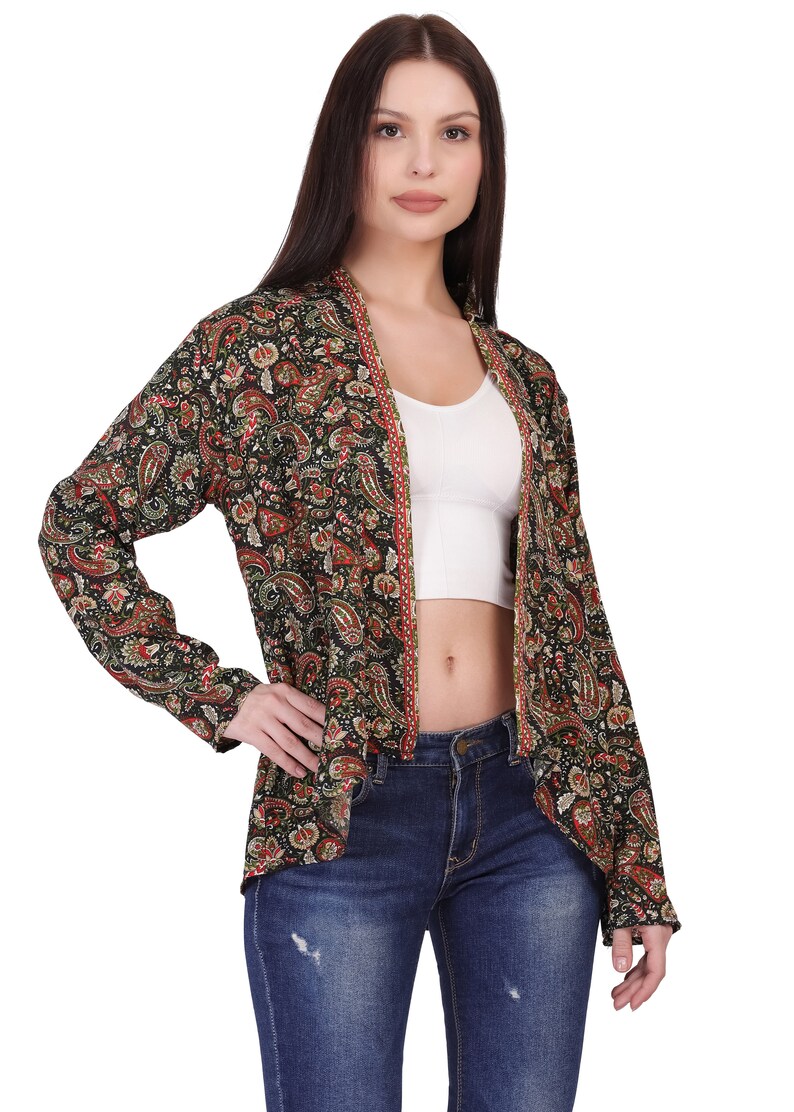 Floral Print Kimono