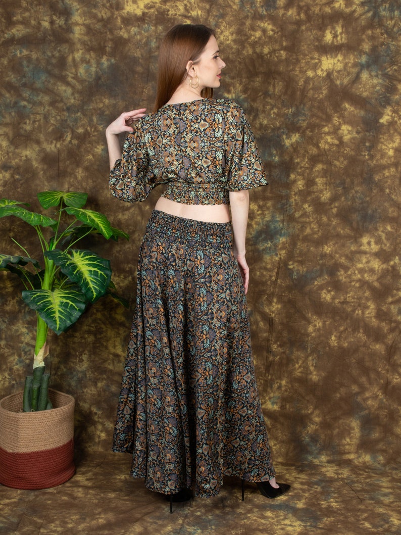 Boho Skirt Floral Patterns