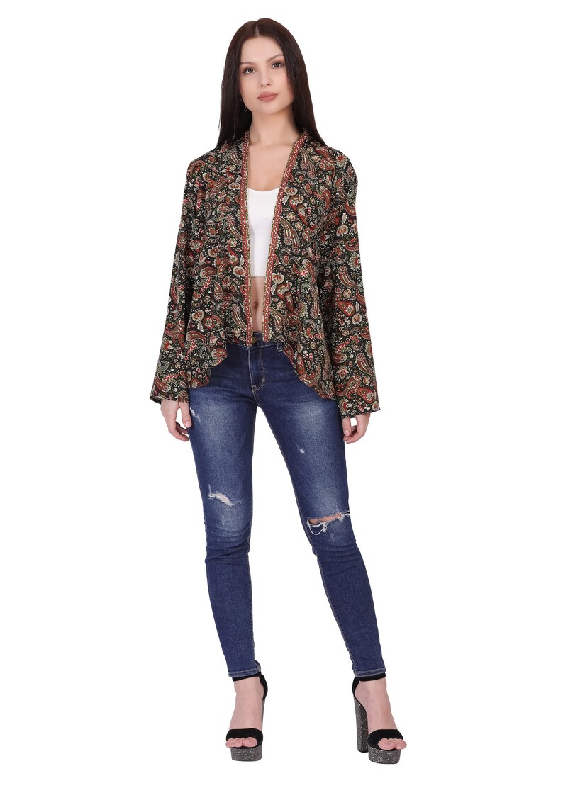 Black Boho Kimono