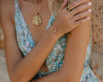 Minimalist Brass Bangle || Geometrical Design Bracelet || Contemporary Elegante Timeless Bracelet