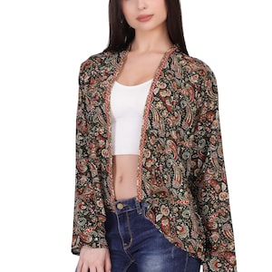 Floral Print Kimono