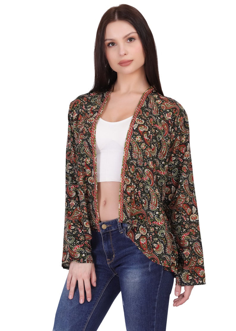Floral Print Kimono