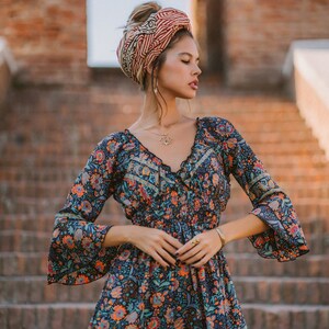 Bohemian Floral Dress