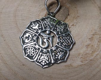 Tibetan Auspiciouse Sign Pendant || Buddhist Pendant Symbole Of Spiritual ||  Amulet || Talisman Pendant