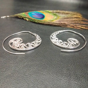 Spiral Hoop Earrings