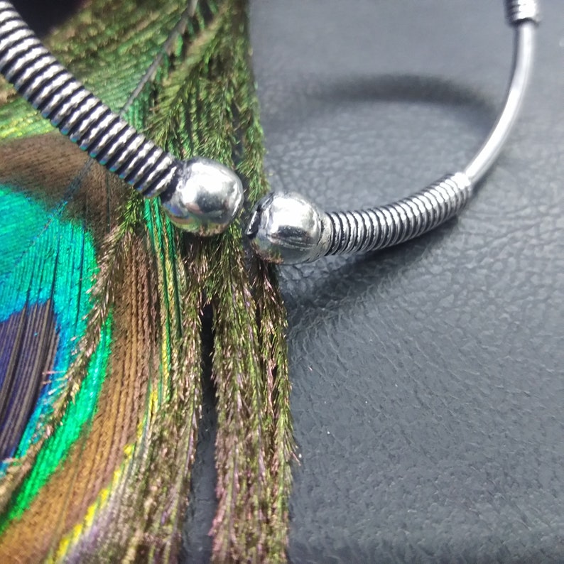 Silver Adjustable Bangle Bracelet Ethnic Patterns || Adjustable Ethnic Bracelet || Silver Semi Open Viking Bangle || Wristband Unisex