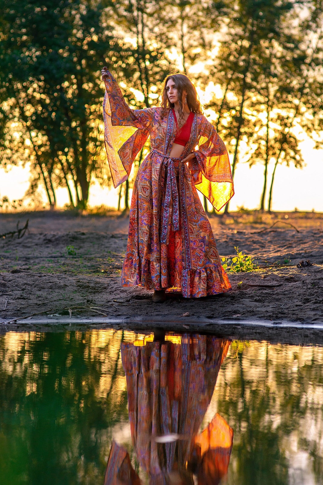 Bohemian Embellished Kimono