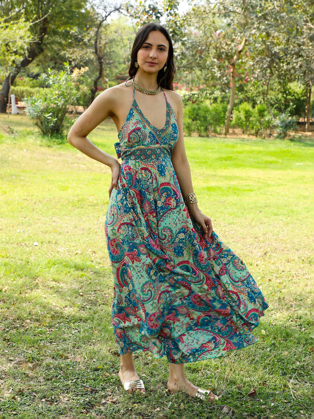 jeweled halter dress Marisa Rhinestone Halter Mini Dress main image 0