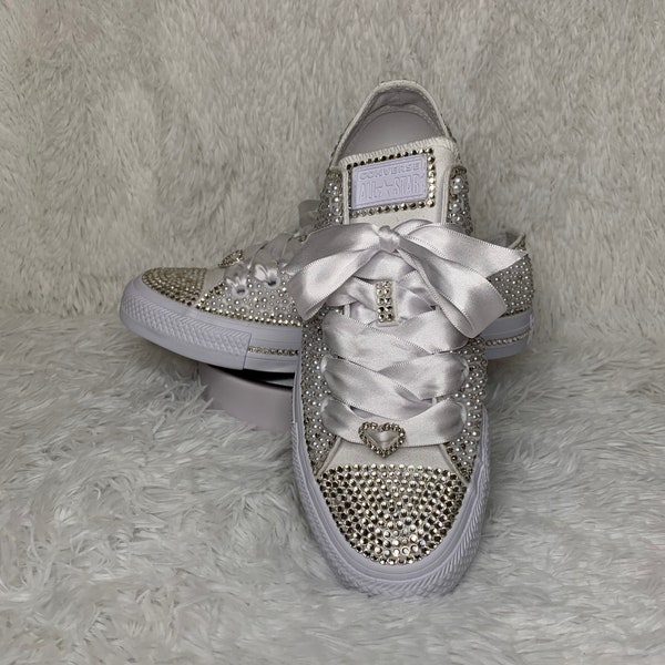 custom wedding chucks