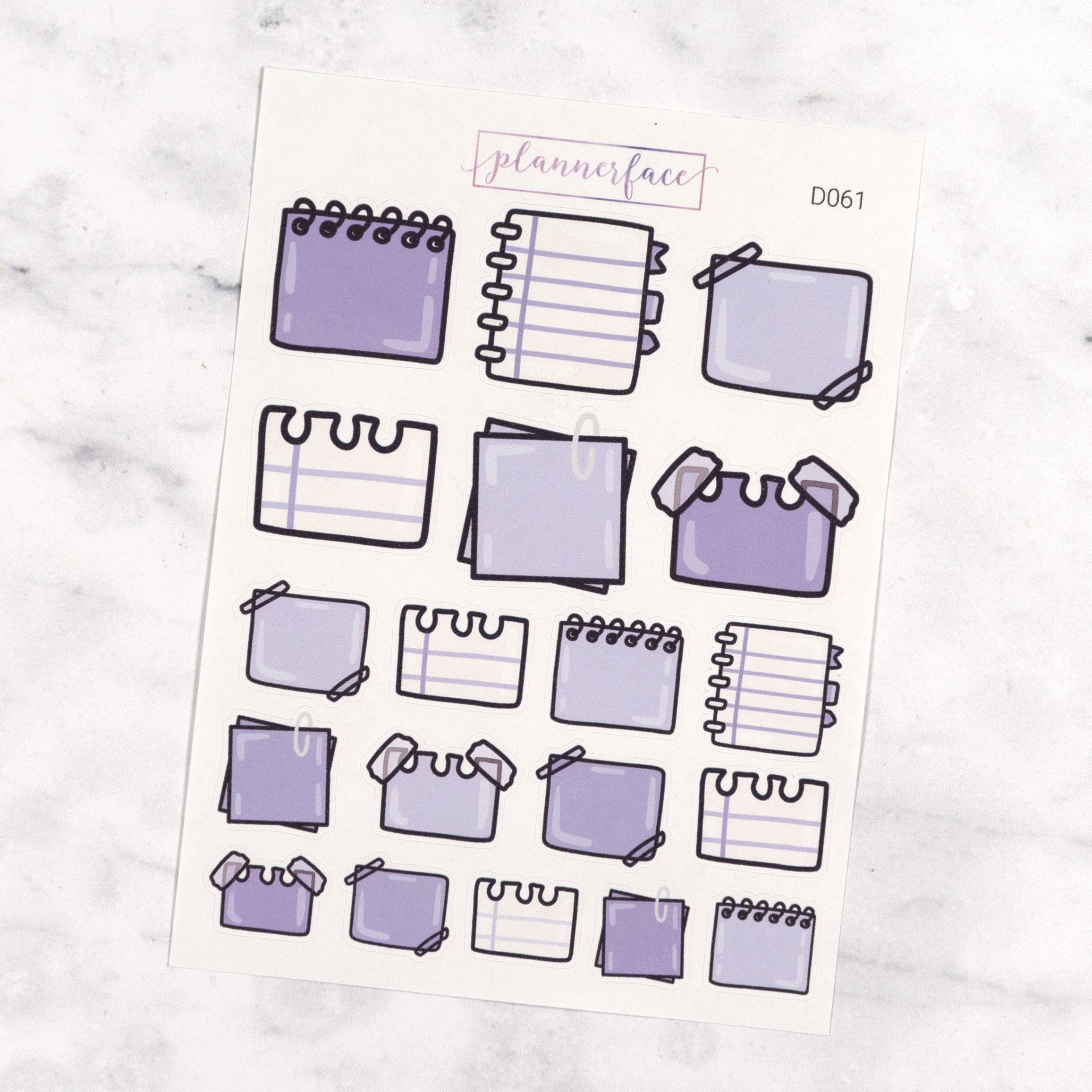 Design cute sticker sheets for journals doodle style by Anyanyaan