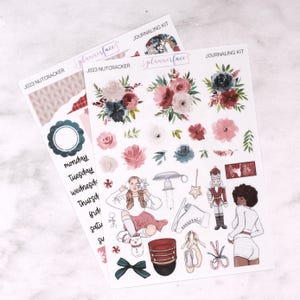 Nutcracker Journaling Kit: Scrapbook Stickers & Planner Decoration