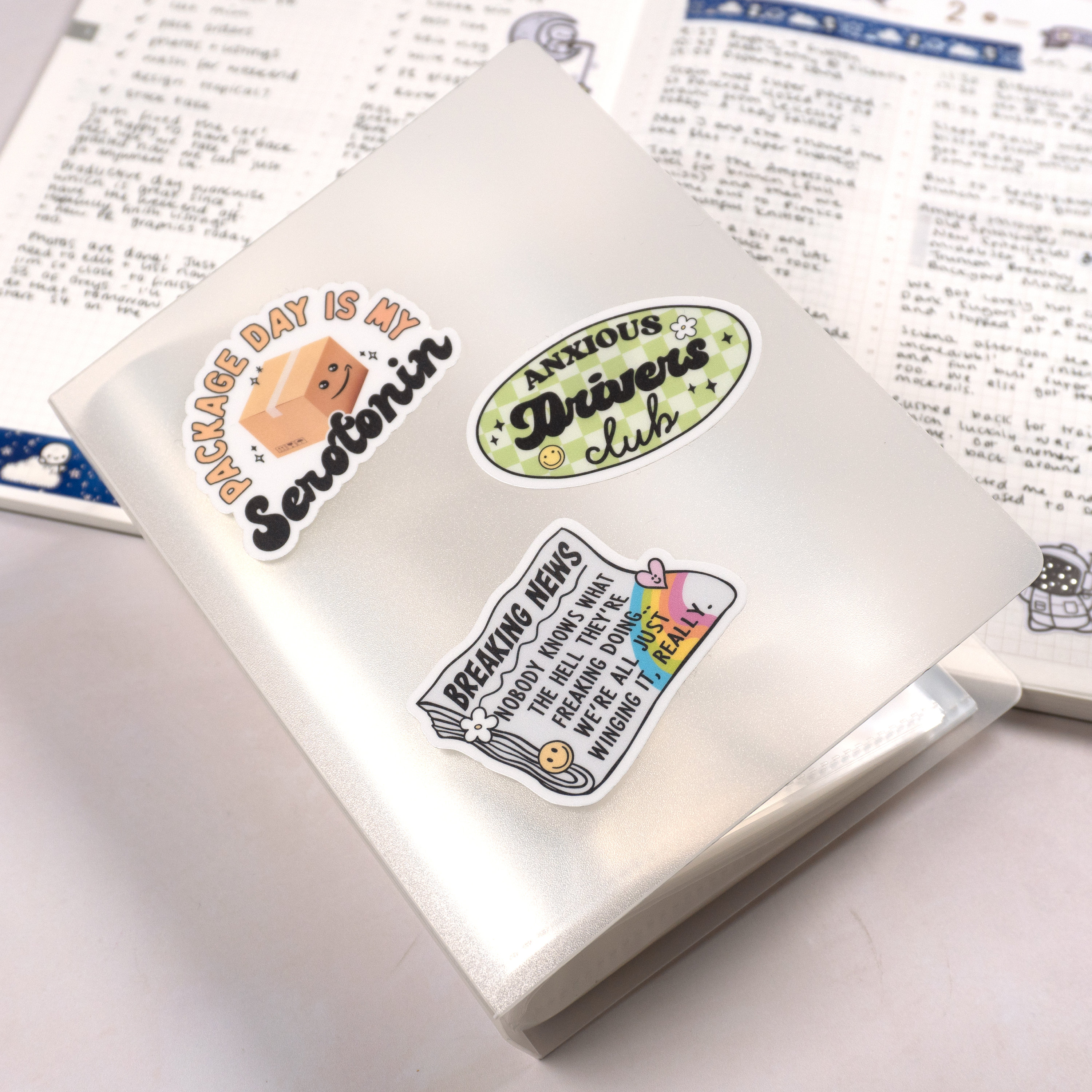 Plain Pocket Sticker Album (Choose Size) | Sticker Collecting, Sticker Storage, Sticker Organisation, Photo Album, Plannerface
