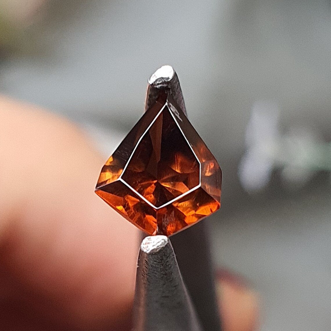 12 Ct Natural Zircon Jacinth Designer Jacinth Facet Etsy