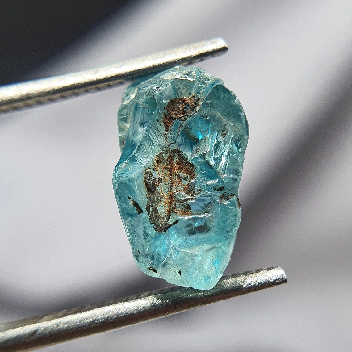 625 ct TOP CRYSTAL Natural Blue Zircon rough Blue Zircon Etsy