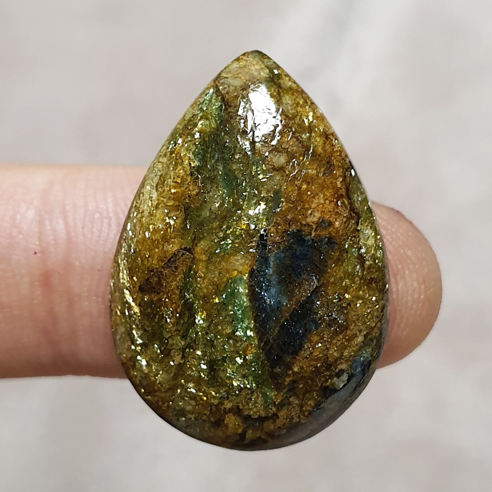 Top Quality My Insta Freakenfru Rare Love Handmade Russian Gemstone Cabochon 22 8 13 9 4 7 Mm 5 2 G Natural Fuchsite With Blue Kyanite Materials Craft Supplies Tools Vadel Com