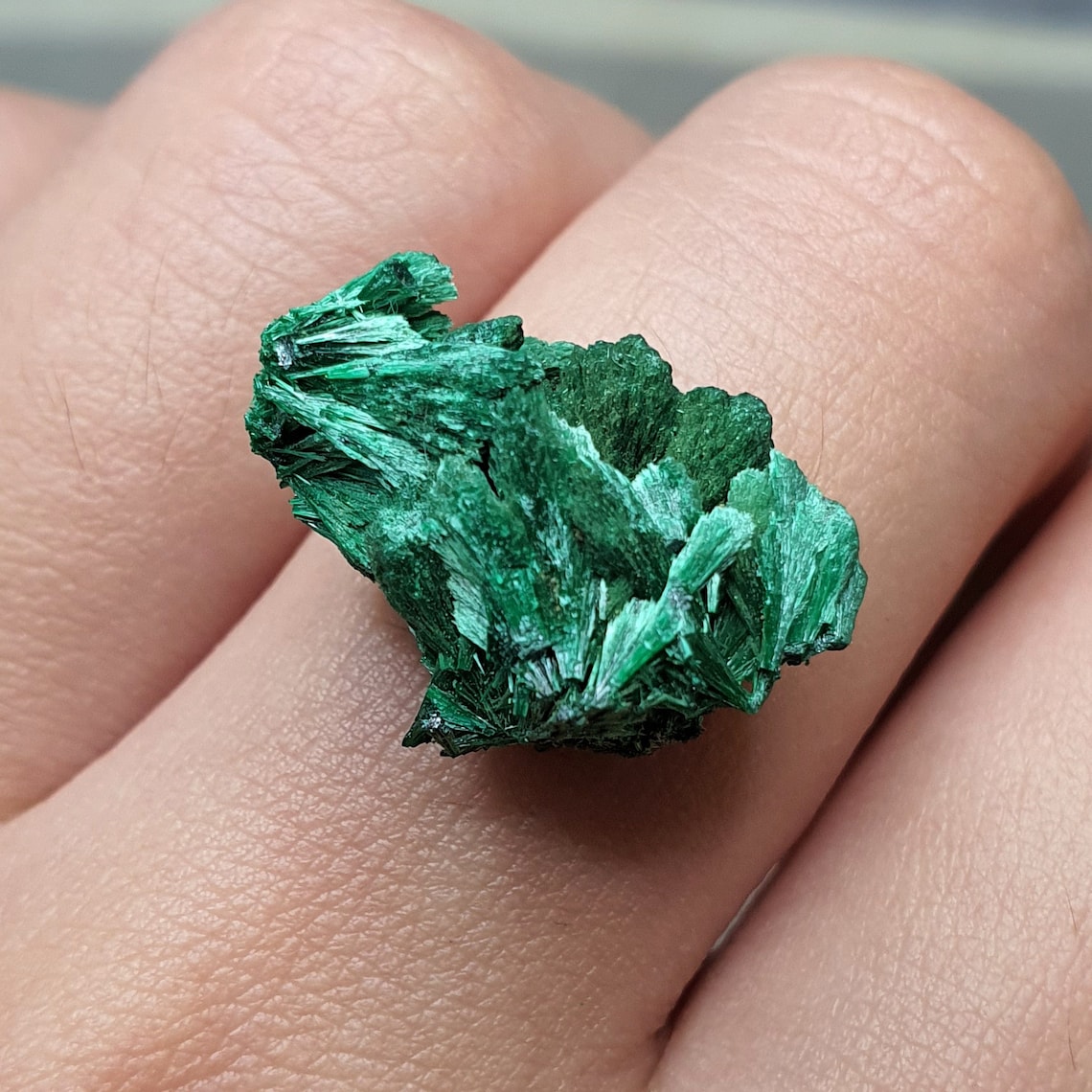 24 g. Natural Velvet Silky Malachite from Africa Republic Etsy