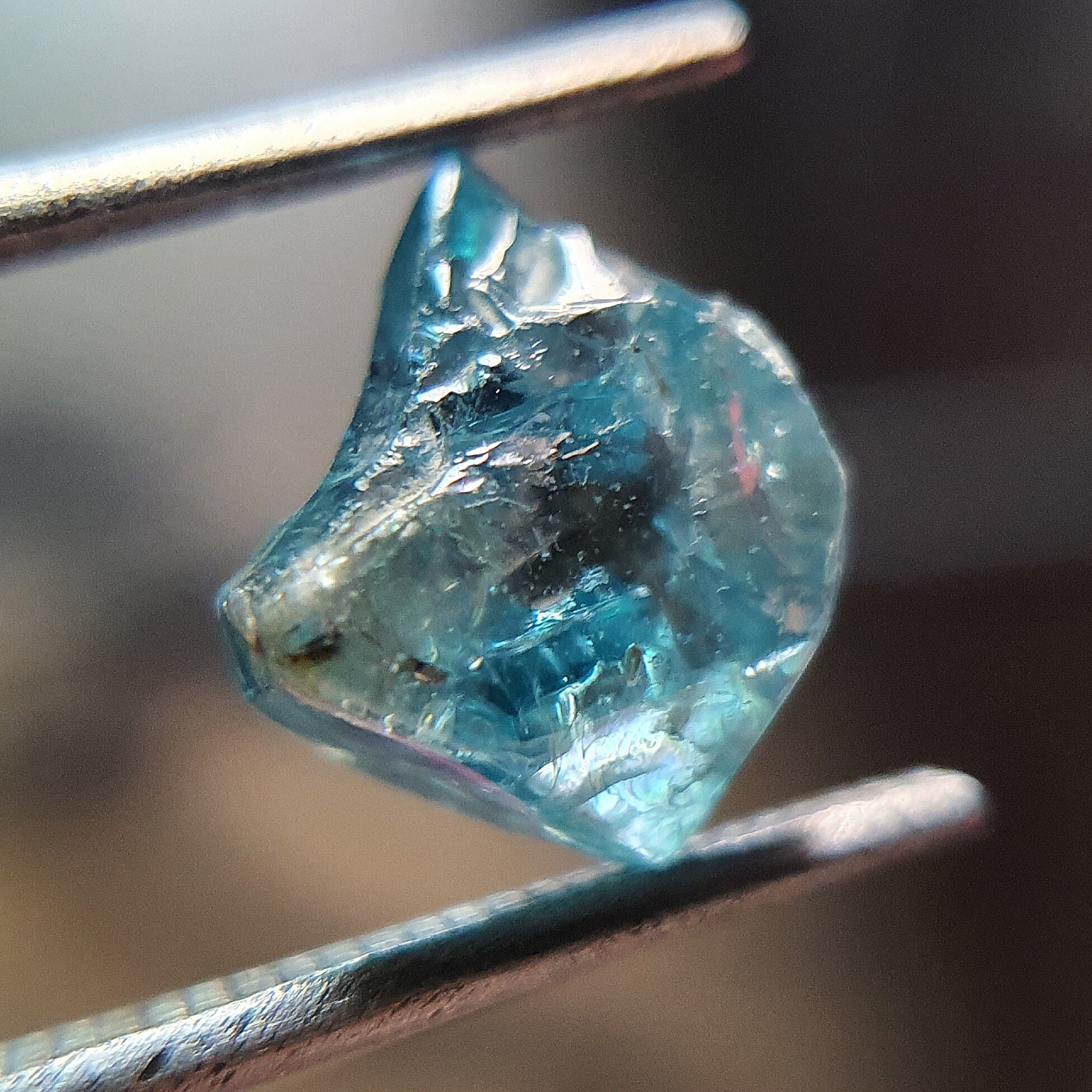 667 ct TOP CRYSTAL Natural Blue Zircon rough Blue Zircon Etsy