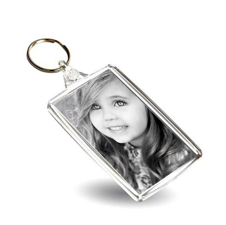 PHOTO Personalised Photo Keyring Double Sided PH1 Etsy UK