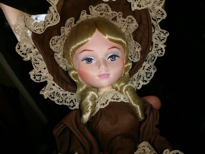 Bradley dolls brown lace dress by giftcraft los angeles Etsy