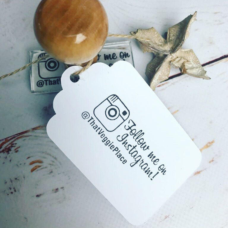 50 - business cards follow us on instagram