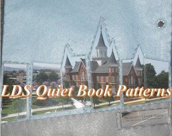 Temple Quiet Book Patterns - Church Quiet Books - Help Build the Provo City Center Temple