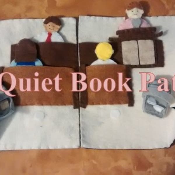 Filz Quiet Book Patterns - HLT Quiet Book für Kinder - Sakramententreffen