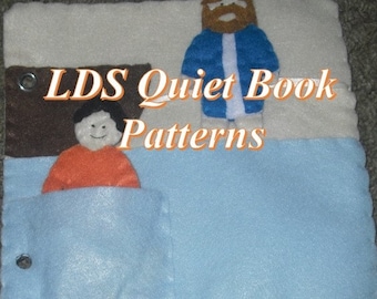 Quiet Book Pattern Bible- LDS Quiet Book Pattern - Jesus Walks on Water