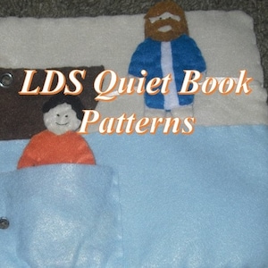 Bible Quiet Book Patterns - LDS Quiet Book Patterns - Jesus Walks on Water