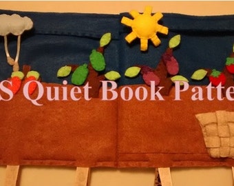 Felt Quiet Book Patterns - LDS Quiet Book for Toddlers - The Prophet Said to Plant a Garden