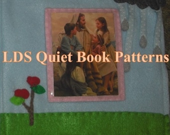 Busy Book Patterns - LDS Children Song Quiet Book Patterns - My Heavenly Father Loves Me