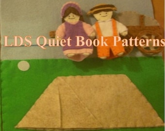 Pioneer Quiet Book Pattern - Church Quiet Book Patterns - Pioneer Children Sang as They Walked