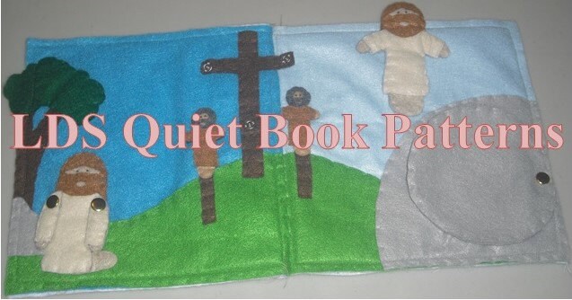 Bible Quiet Book Patterns - LDS Quiet Book Patterns - Jesus in ...