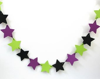 Estrellas brillantes Guirnal / Estandarte de la estrella / Decoración de fiesta del espacio exterior / Decoración de fiesta de ciencia ficción / guirnalda de estrellas / espacio exterior / fiesta temática del espacio