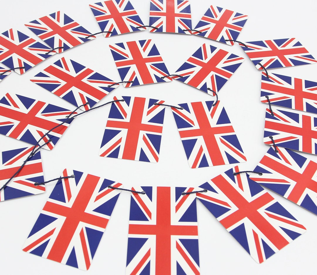 Union Jack Bunting / Union Jack Party Decoration / Union Flag Garland / British Themed Party