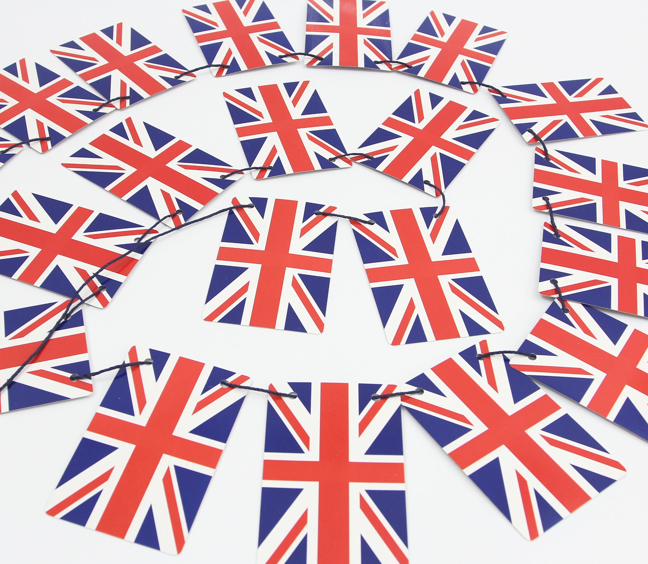 Union Jack Bunting / Union Jack Party Decoration / Union Flag Garland