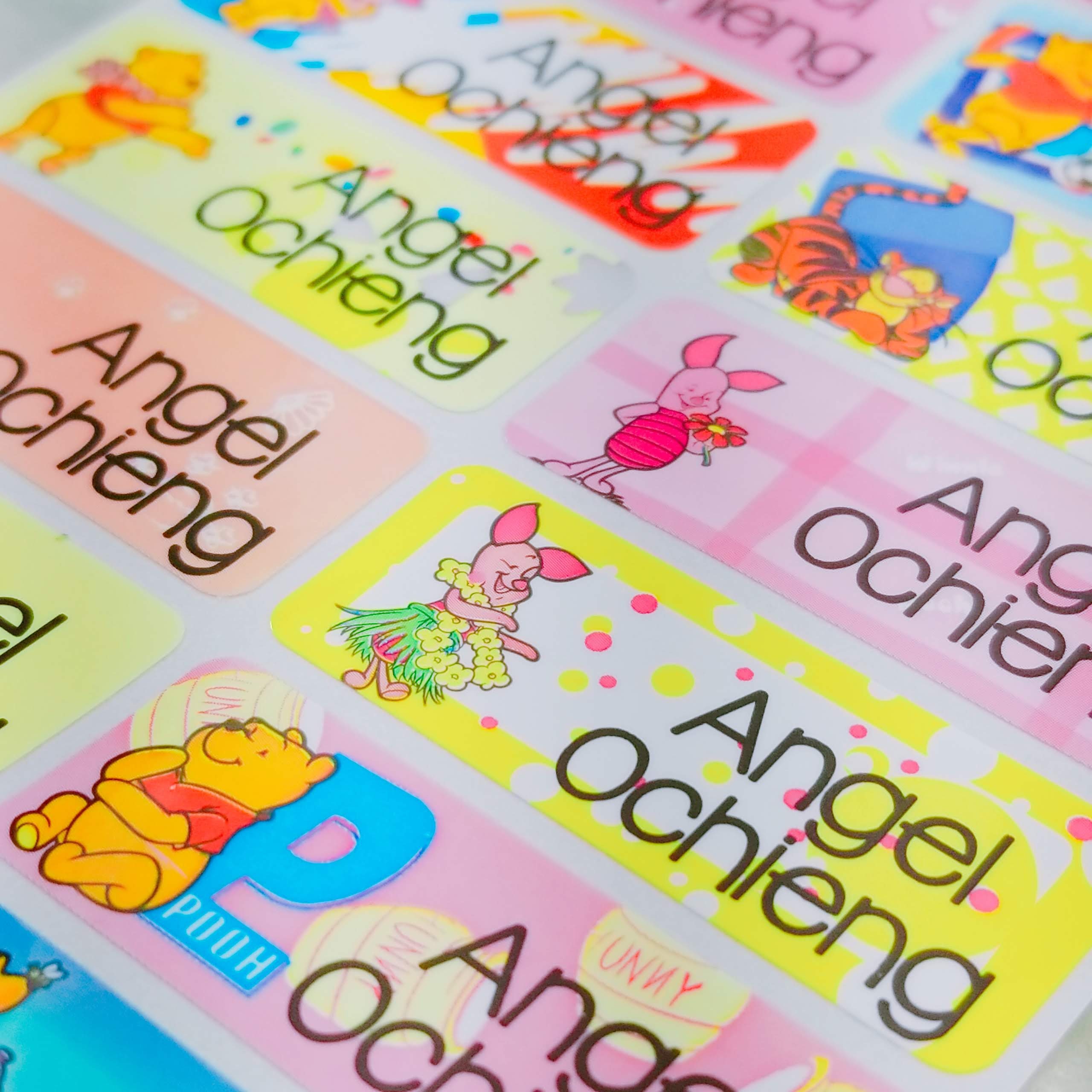daycare sticker label personalize