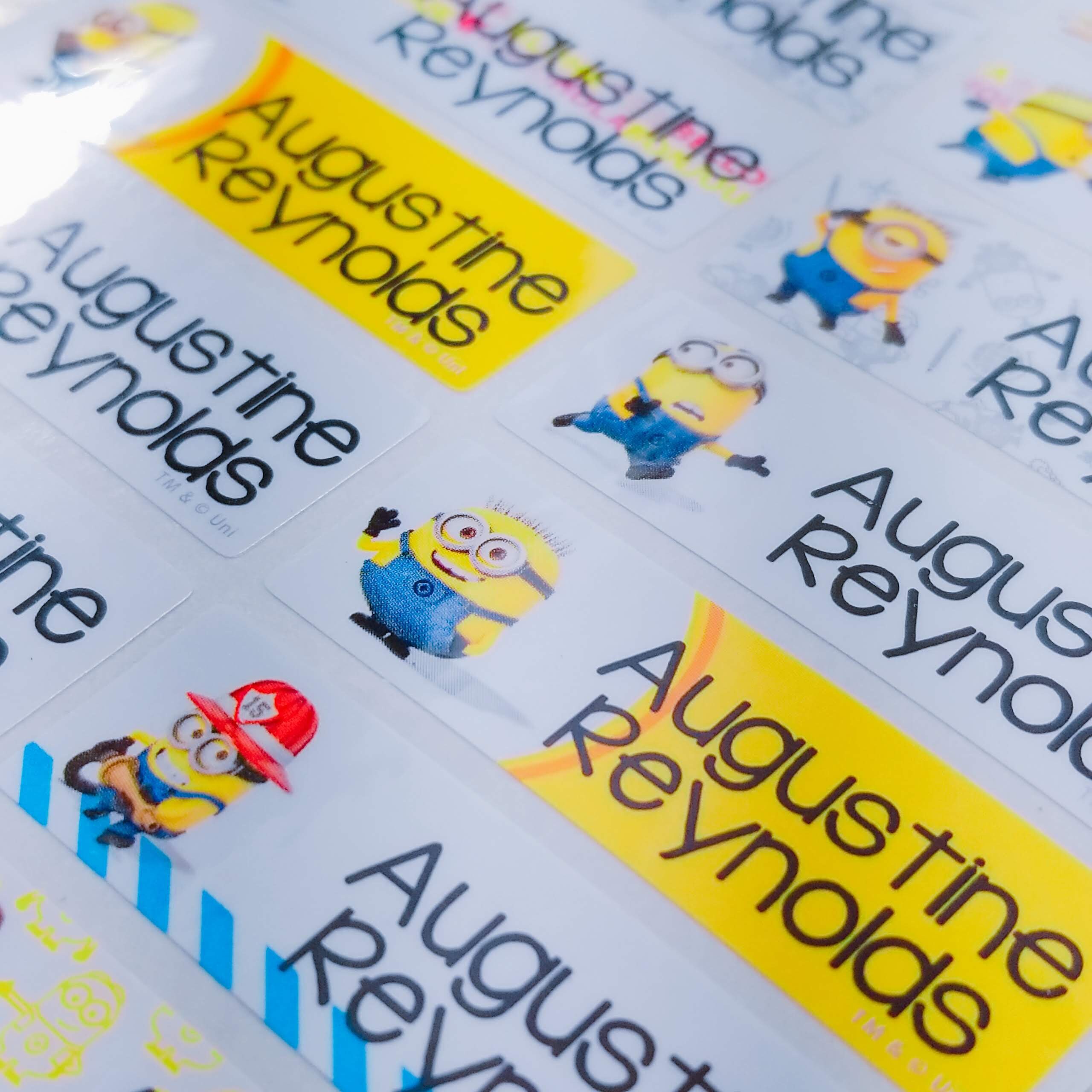 Waterproof Name Stickers Baby Label Kids Name Labels Etsy