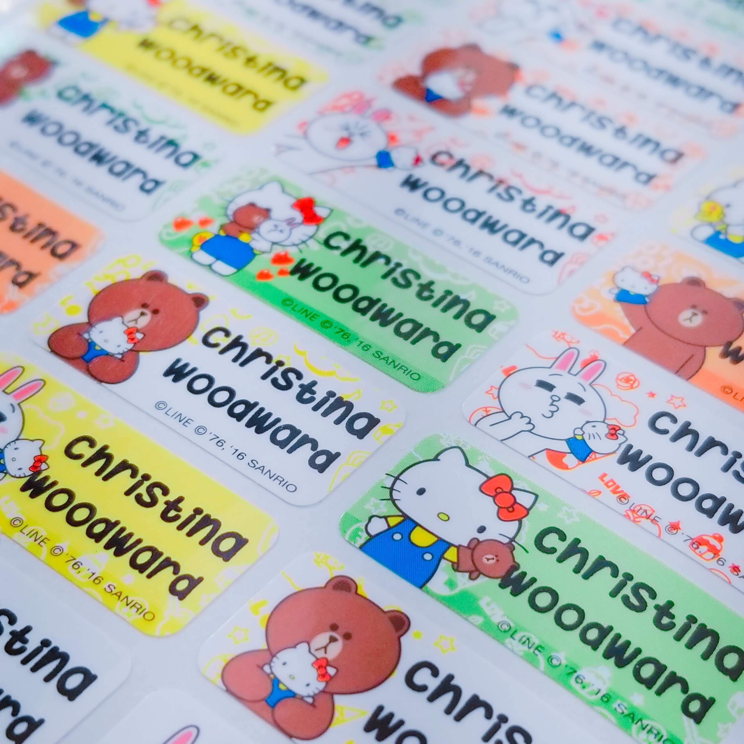 Personnaliser autocollant garderie nom Label école nom  Etsy