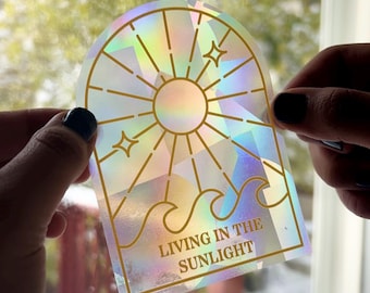 STICKER SHEET 2-PACK - Living in the Sunlight, Loving by the Moonlight // Suncatcher Sticker