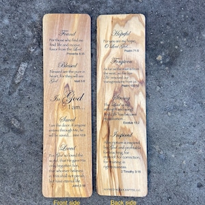 In God I Am Olivewood Bookmark