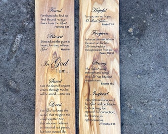 In God I Am Olivewood Bookmark