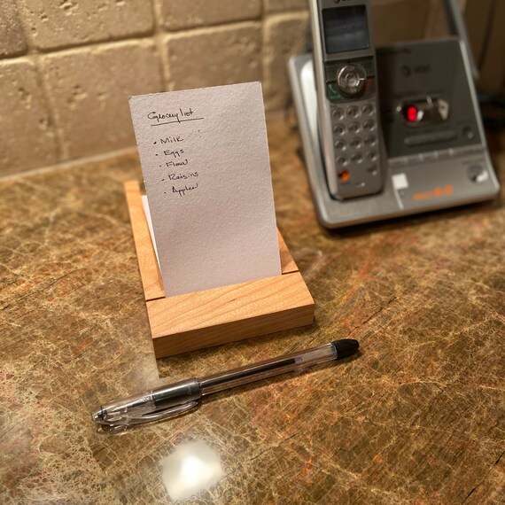 Analog Premium Wood Card Holder (Walnut) – Ugmonk