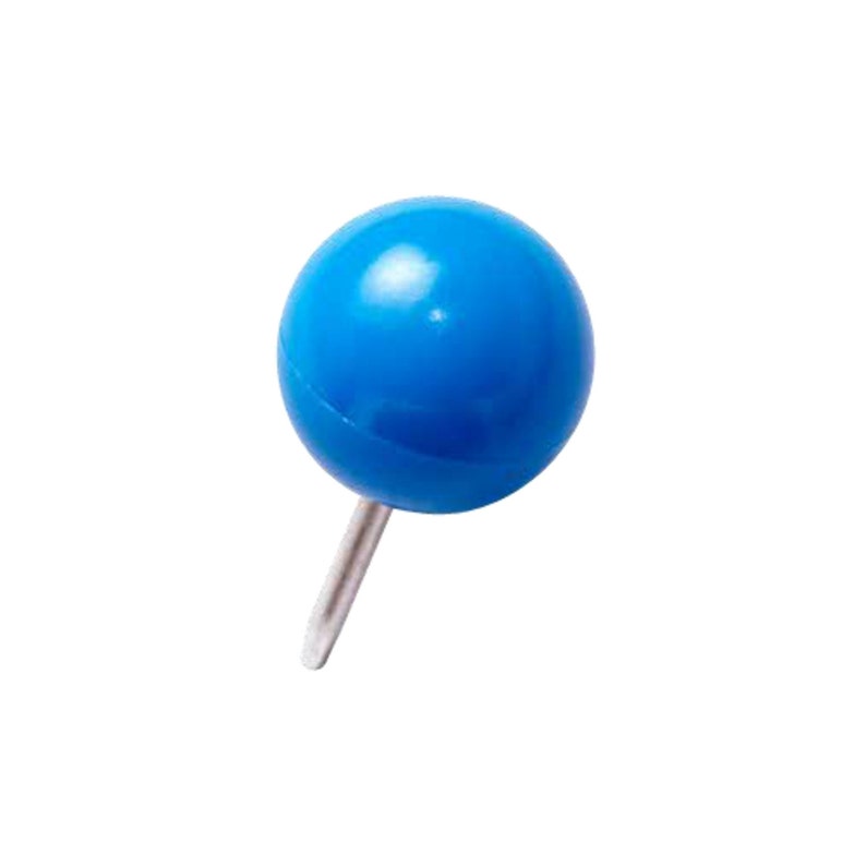 Round Map Pins / Push Pins / Round Tacks Set of 50 or 100 Etsy