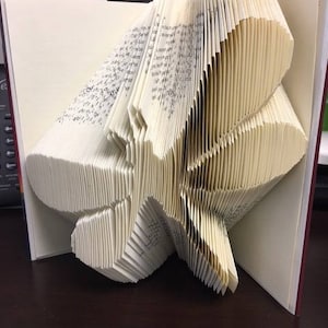 Dragonfly Book Folding Pattern - DIY Craft Project (Instant Download)