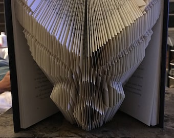 Air Force Logo- Book Folding Pattern - 170 folds - Easier than it looks! Full tutorial included - Instant Download